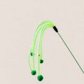Green Mesh Teaser Wand Cat Toy