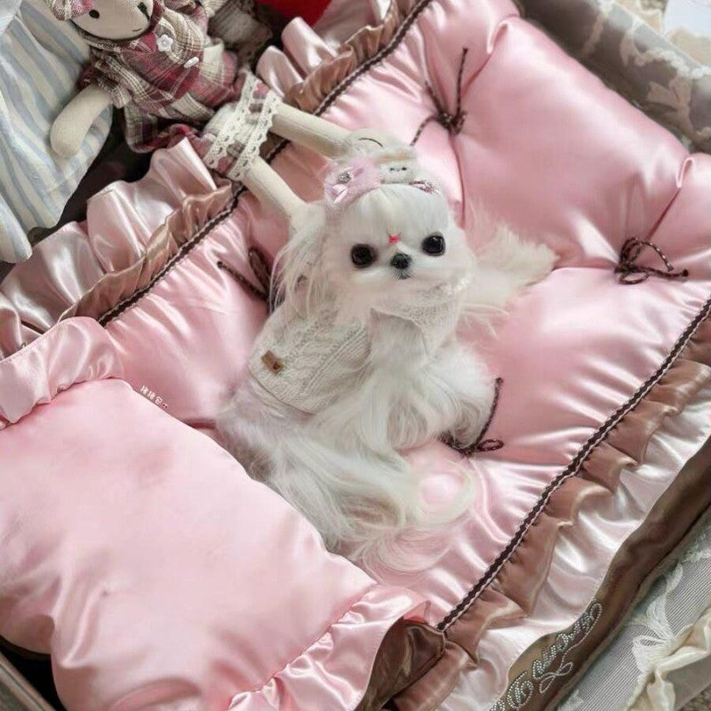 Soft Princess Dog Cat Sleeping Cushion