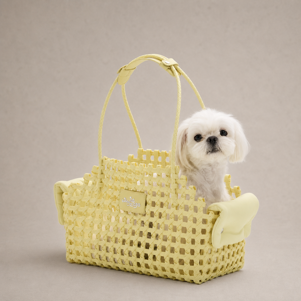 Woven Breathable Pet Tote Bag
