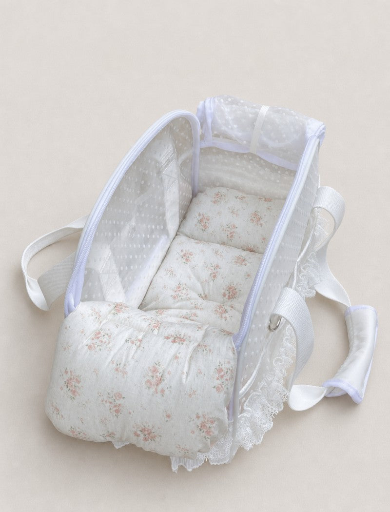 Polka Dot Lace Pet Carrier